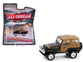 1976 Jeep CJ-5 Renegade Black with Brown Top and Stripe "All