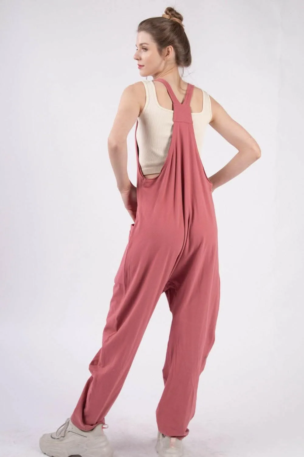 Allure Sleeveless Jumpsuit with Pockets