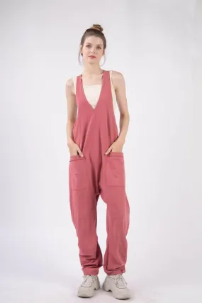 Allure Sleeveless Jumpsuit with Pockets