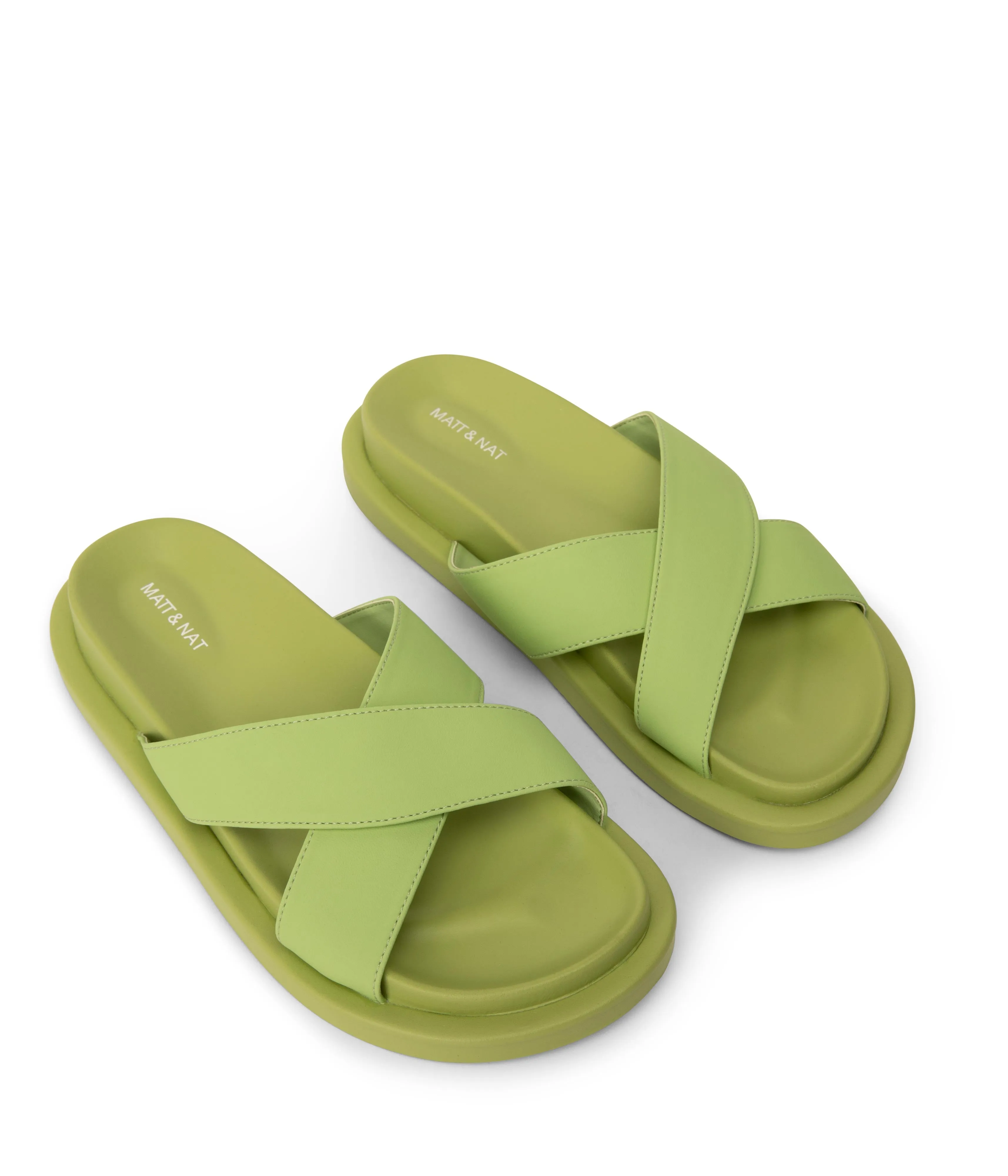 ALVERA Women's Vegan Flat Sandals