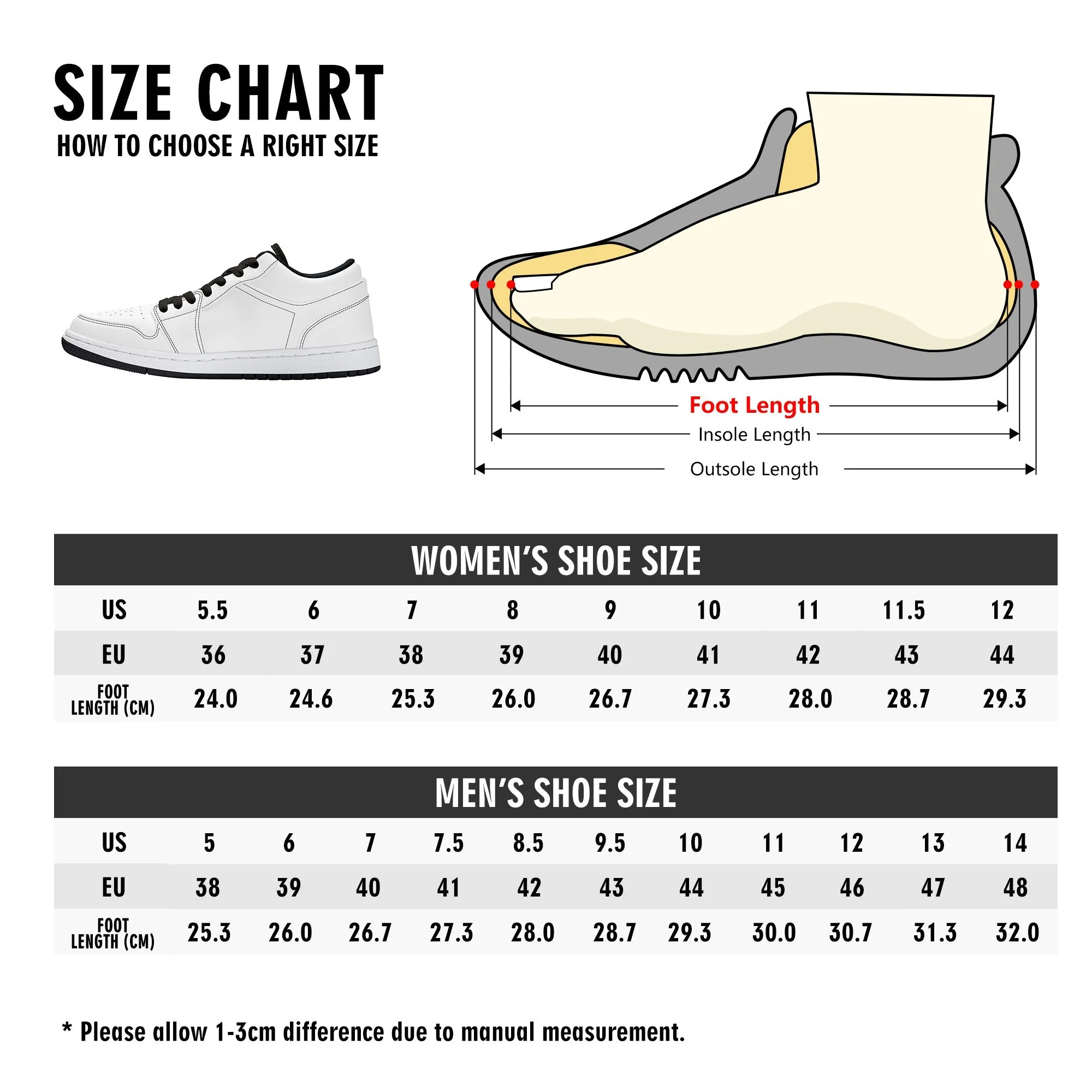Beetlejuice & Sandworm Low Tops Skateboard Sneakers V2 (Women's Sizes)