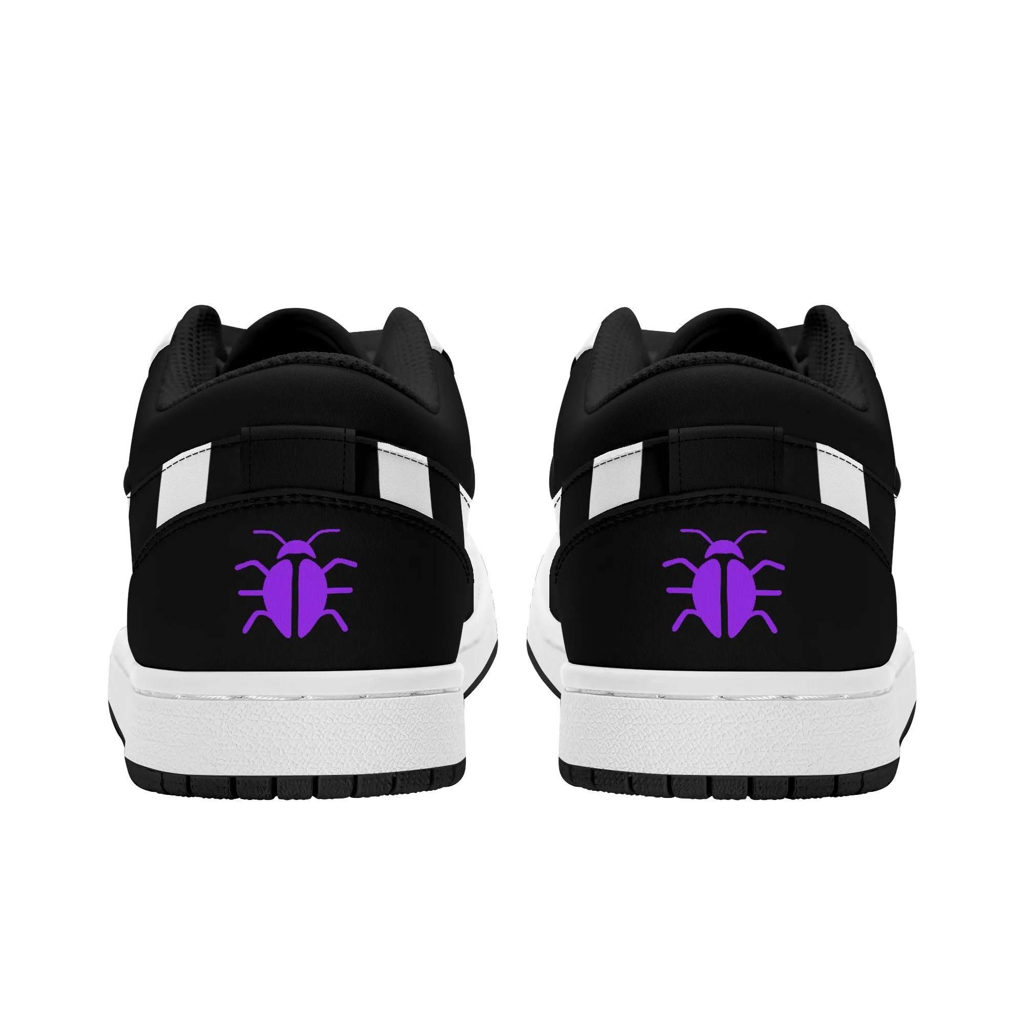 Beetlejuice & Sandworm Low Tops Skateboard Sneakers V2 (Women's Sizes)