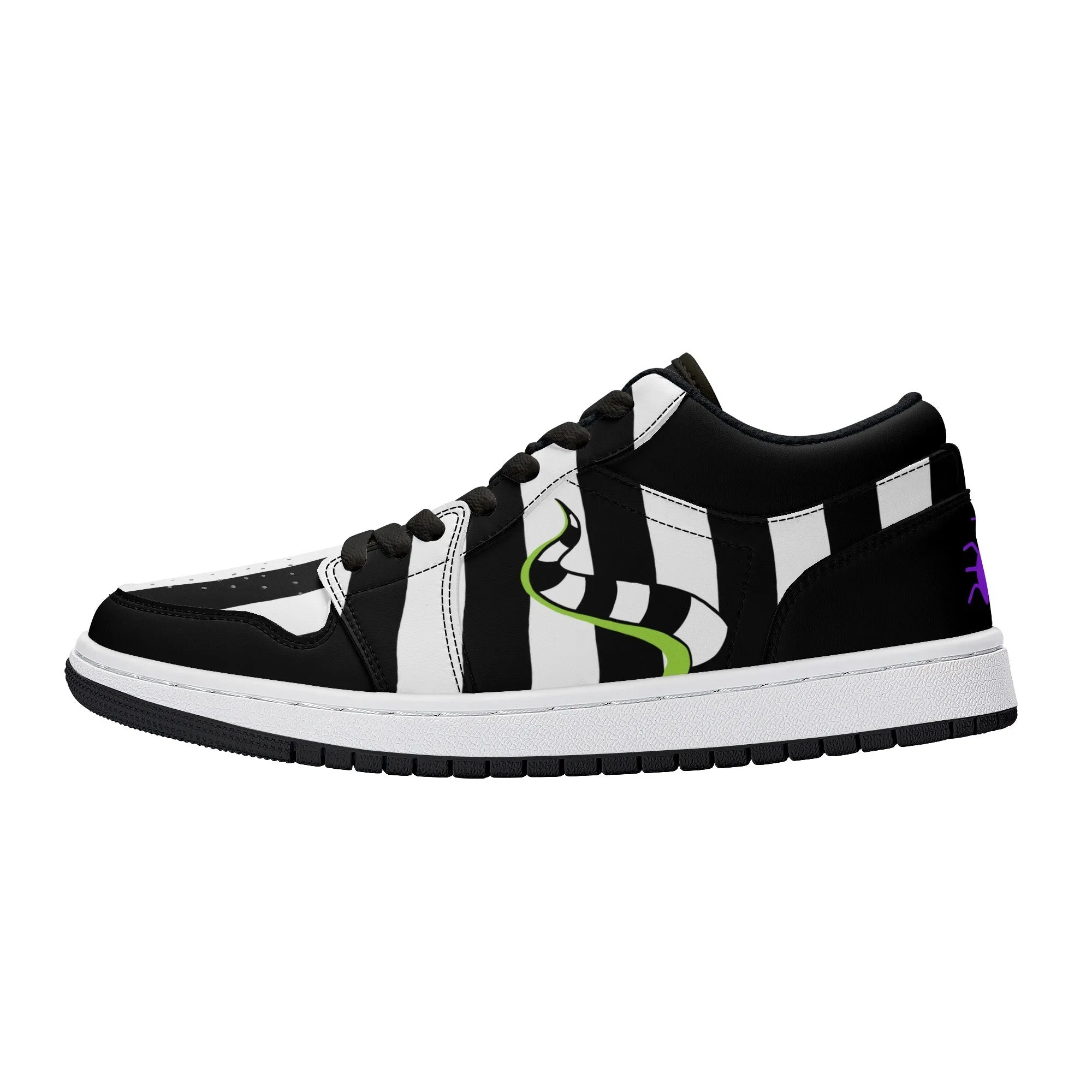 Beetlejuice & Sandworm Low Tops Skateboard Sneakers (Women's Sizes)