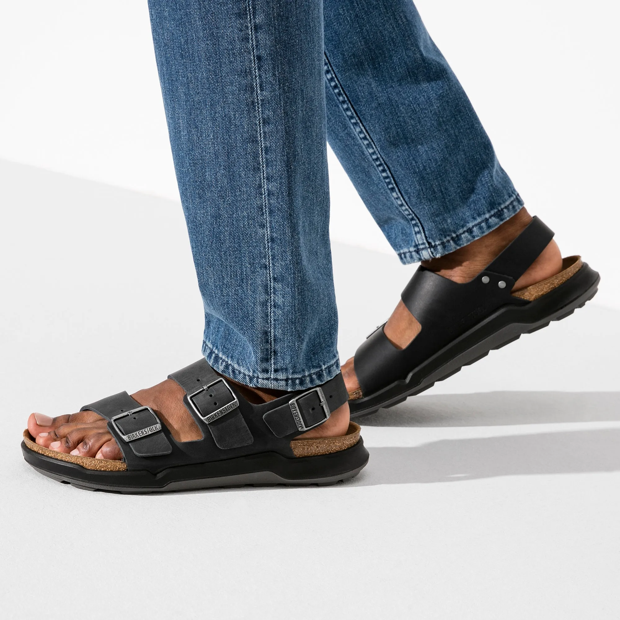 Birkenstock - Milano Rugged - Black Oiled Leather