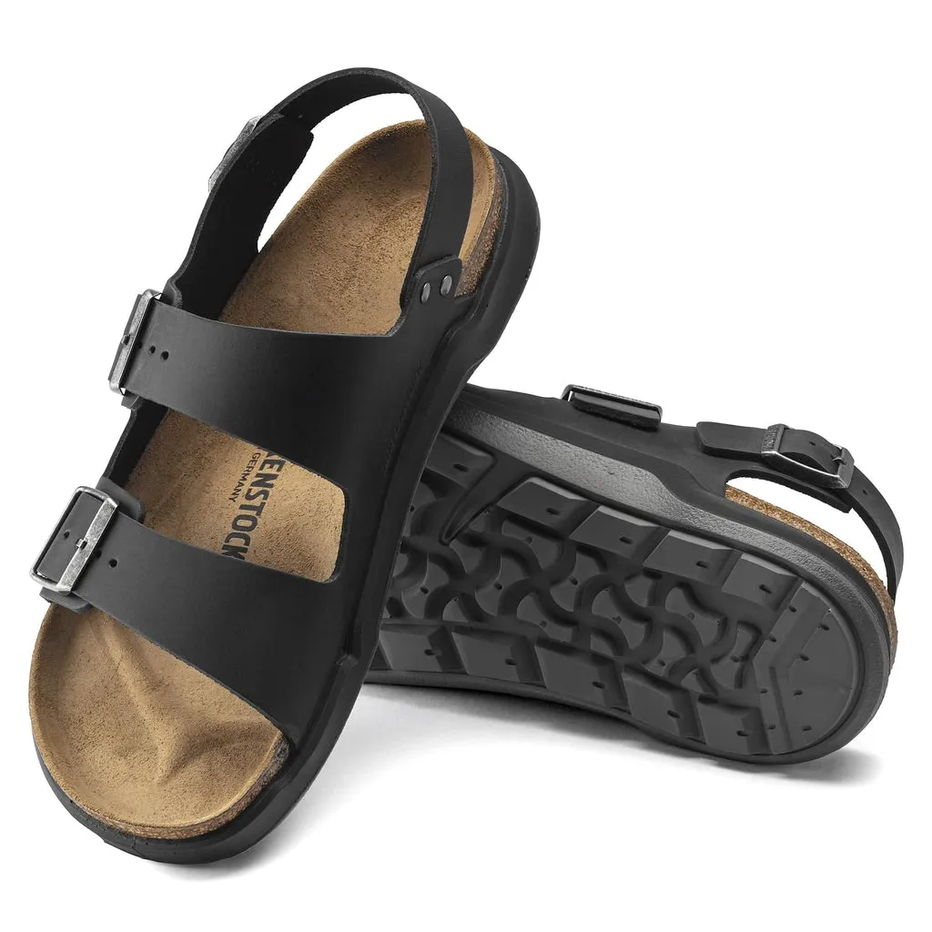 Birkenstock - Milano Rugged - Black Oiled Leather