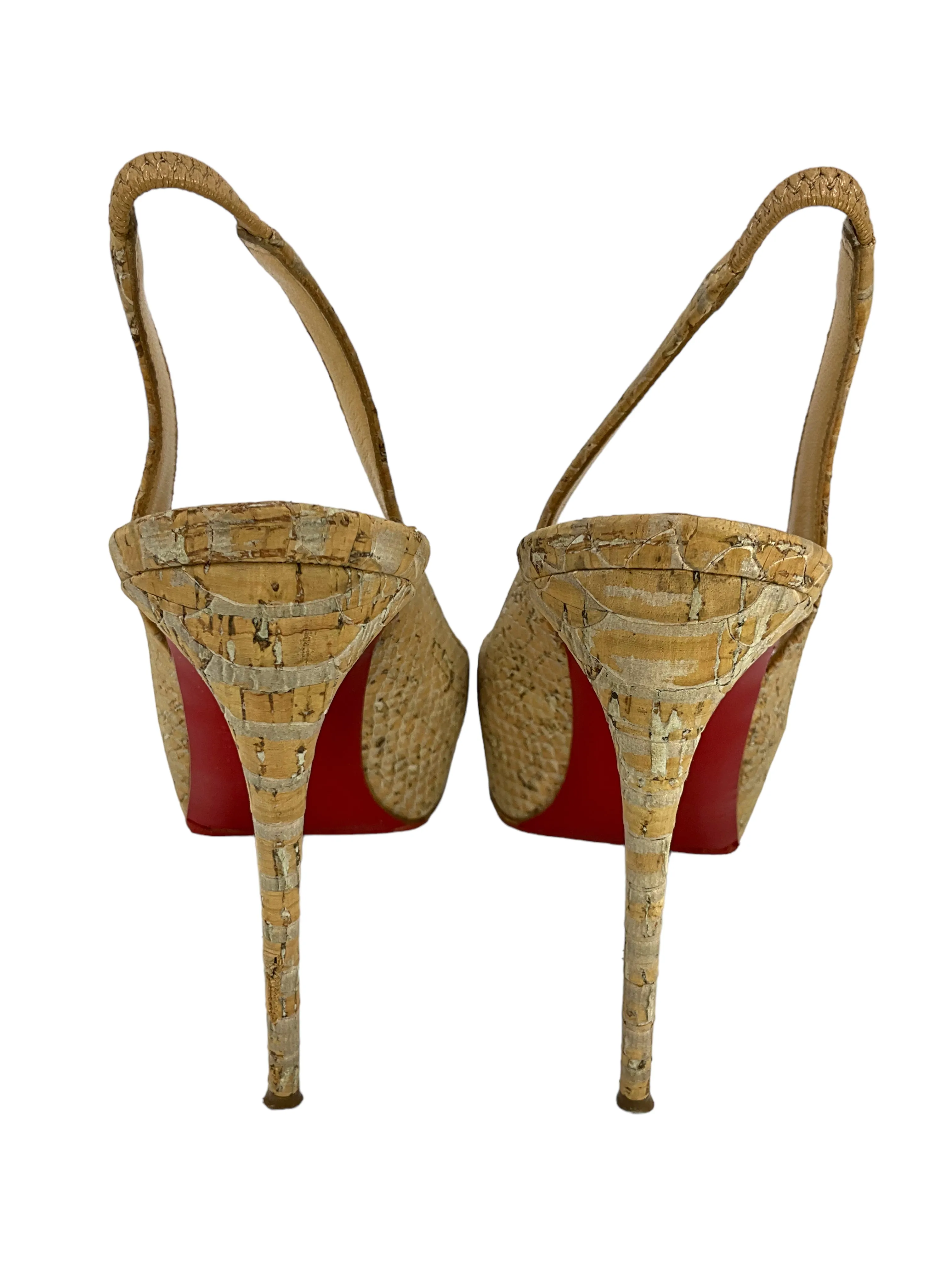 Christian Louboutin No Prive 120 Slingback Pumps Size 6.5