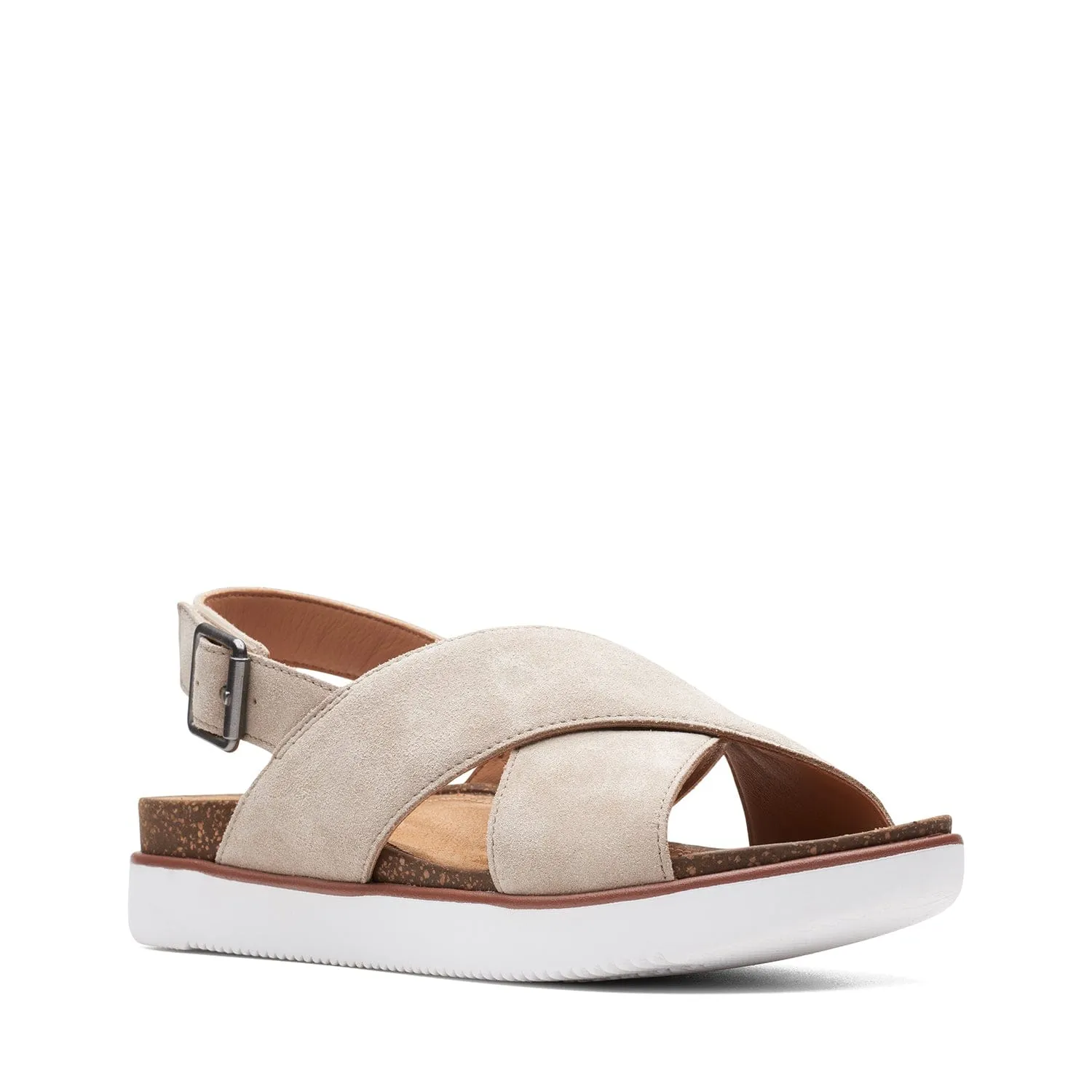 Clarks Elayne Cross Sandals (Standard Fit)