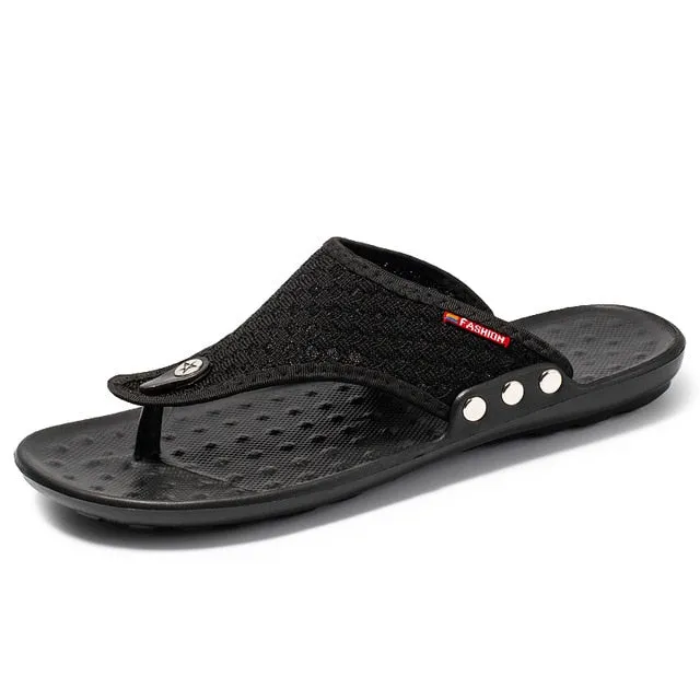 Cuzcare Men Best Sandals For Walking Casual Summer Flip-flops