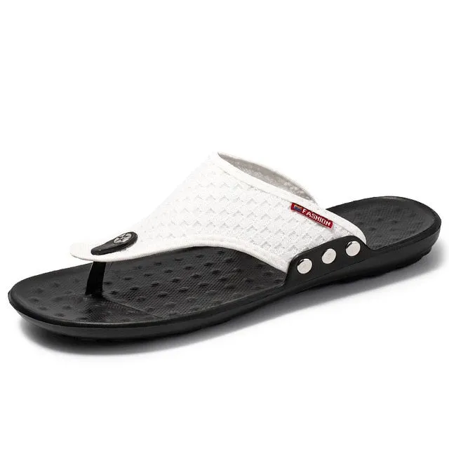 Cuzcare Men Best Sandals For Walking Casual Summer Flip-flops
