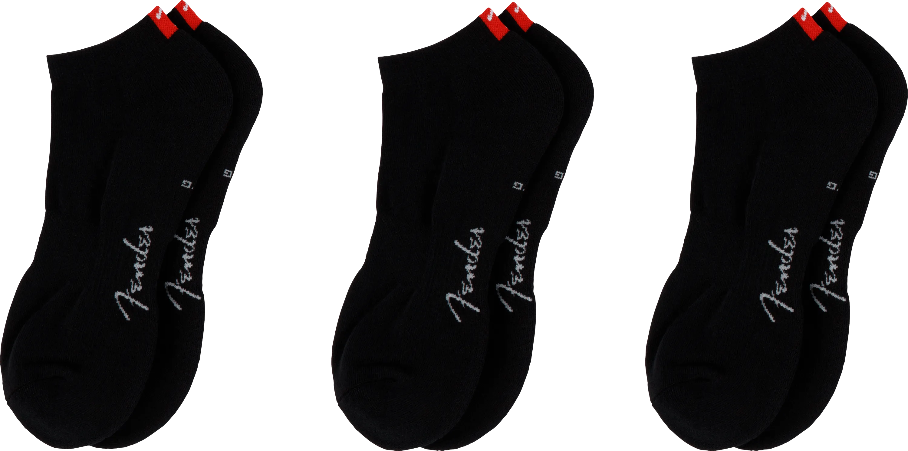 Fender® Back Tab Liner Socks, 3-Pack