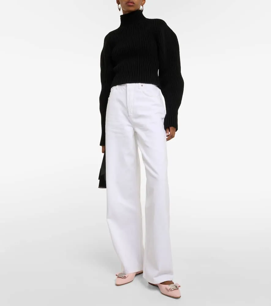 Ferragamo Zea leather ballet flats