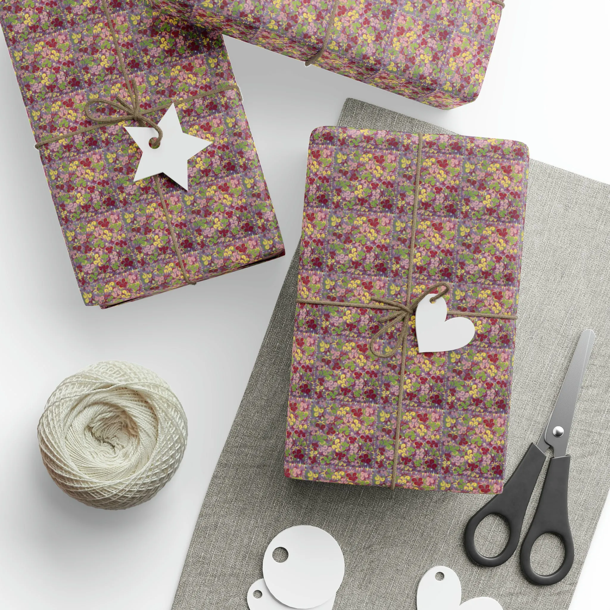 Floral Dynamic Wrapping Paper