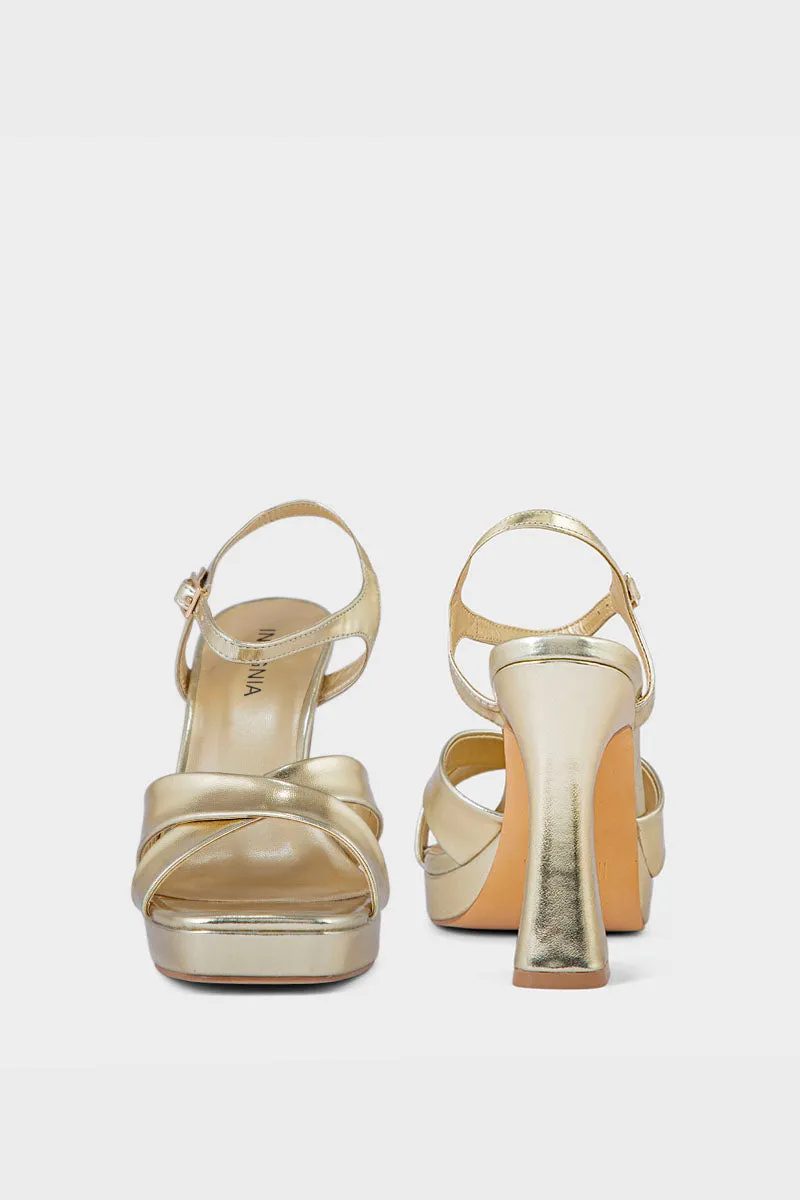 Party Wear Sandal IP2011-Golden