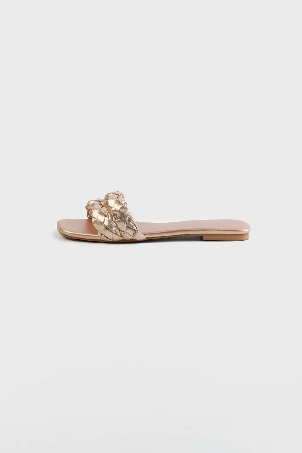 Peach Shimmery Flats