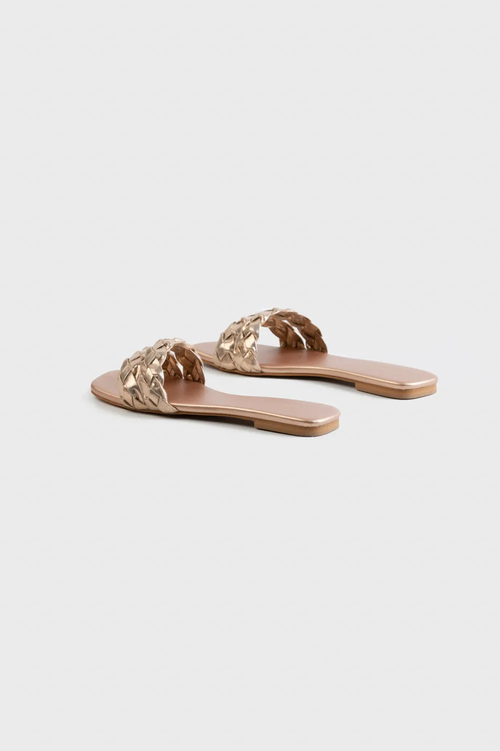 Peach Shimmery Flats