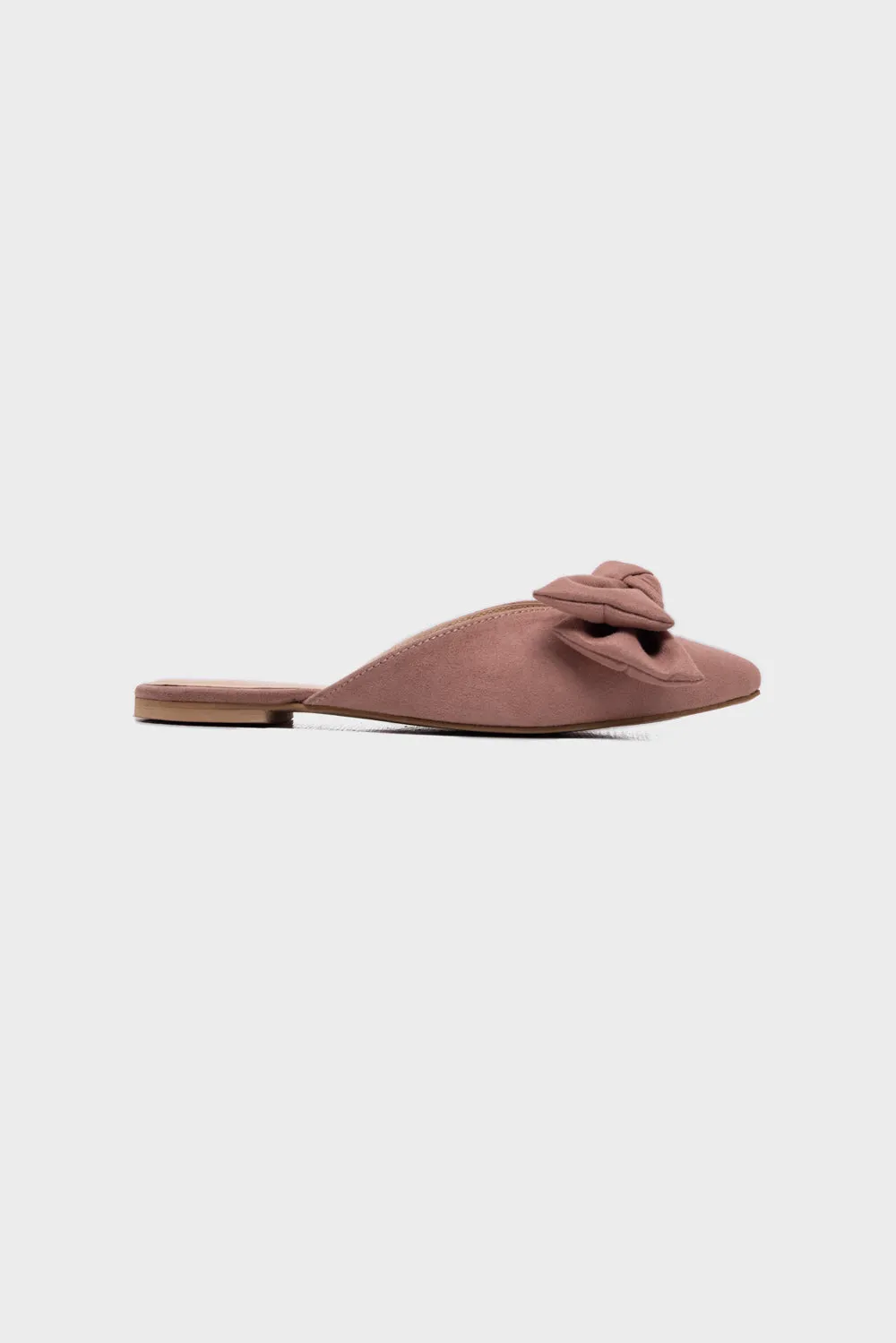 Pink Suede Flats