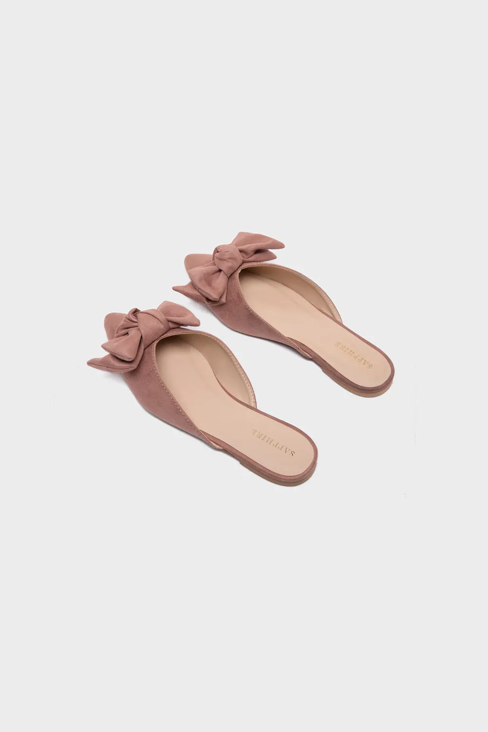 Pink Suede Flats