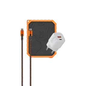 Rugged Powerbank 10.000 mAh  Rugged USB-C PD 100W Kabel   20W Snellader Bundel