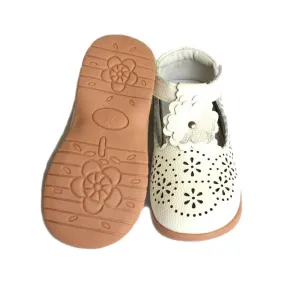 T strap Leather Sandals