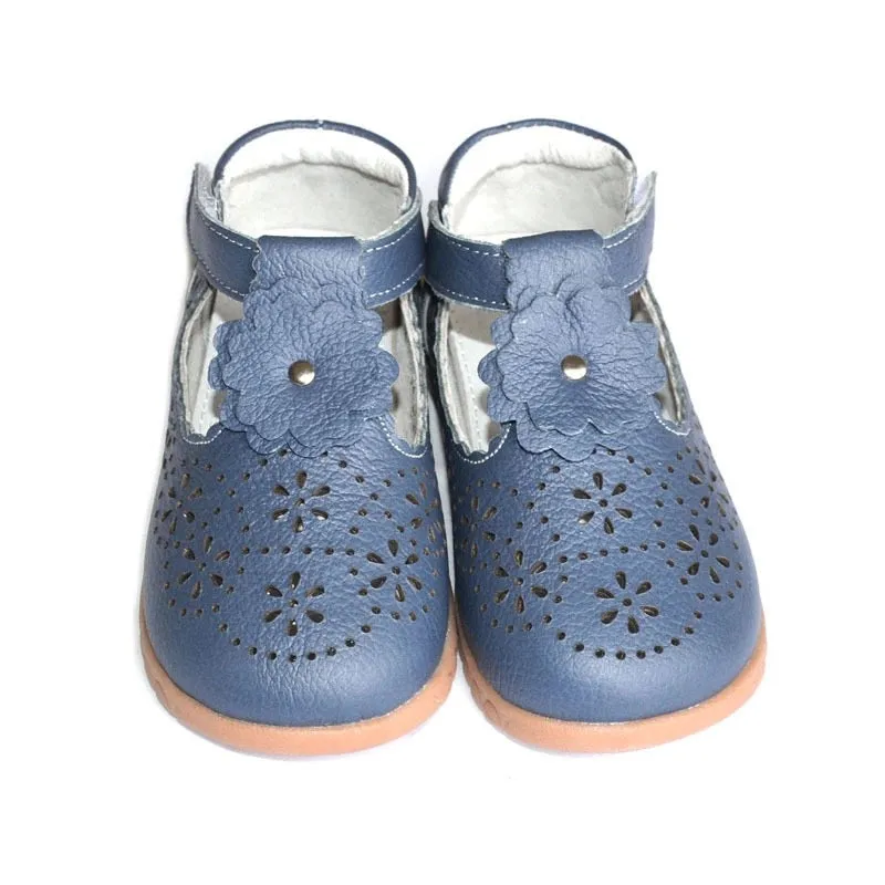 T strap Leather Sandals