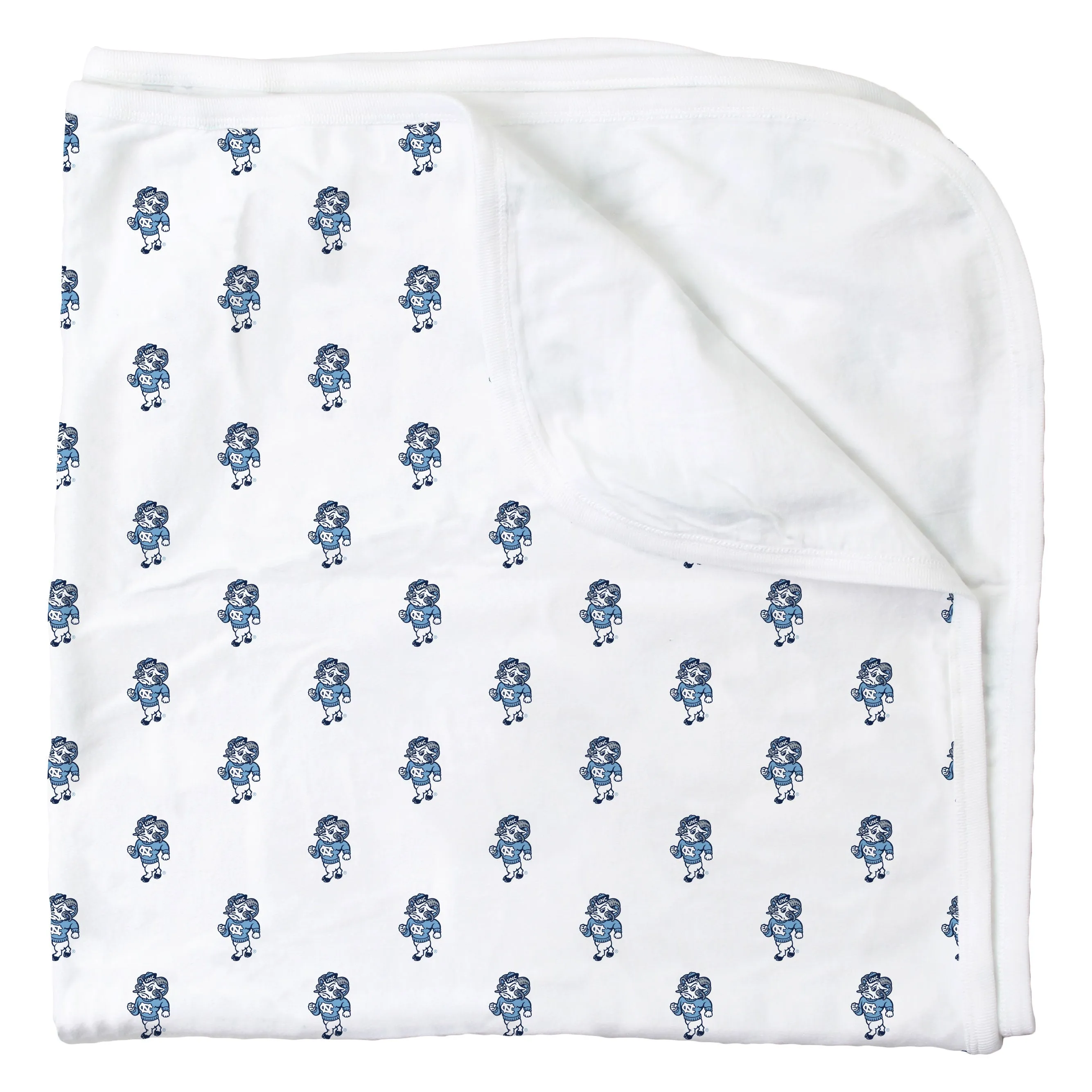 UNC All Over Print Logo Blanket