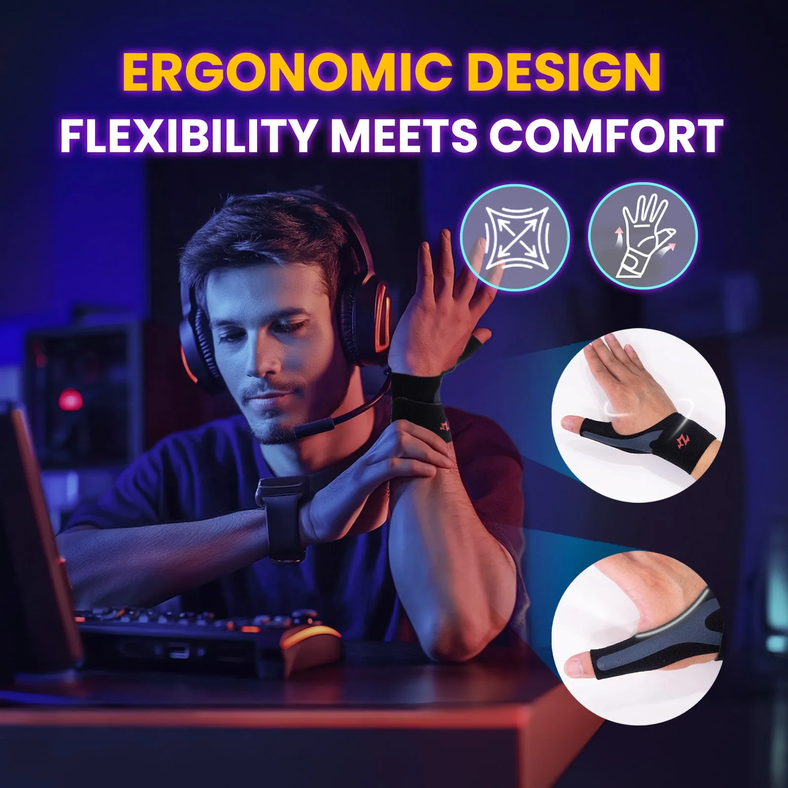 ZOYER Gaming Wrist Wrap